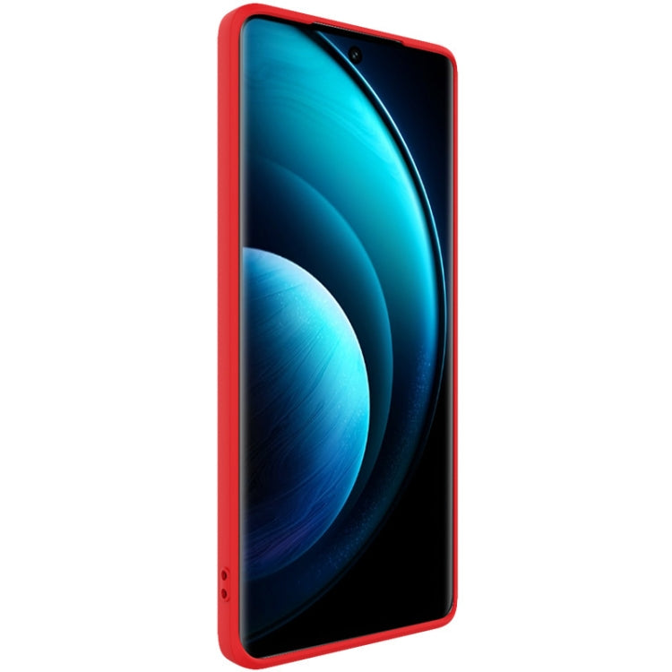 For vivo X100 5G imak UC-4 Series Straight Edge TPU Phone Case(Red)