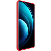 For vivo X100 5G imak UC-4 Series Straight Edge TPU Phone Case(Red)