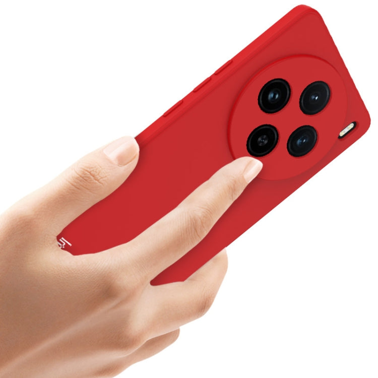 For vivo X100 5G imak UC-4 Series Straight Edge TPU Phone Case(Red)