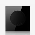 86mm Round LED Tempered Glass Switch Panel, Black Round Glass, Style:One Open Multiple Control - Switch by PMC TechLife | Online Shopping South Africa | PMC TechLife | Buy Now Pay Later Mobicred