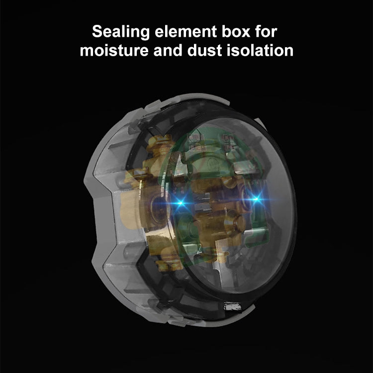 86mm Round LED Tempered Glass Switch Panel, Black Round Glass, Style:Telephone-Computer Socket