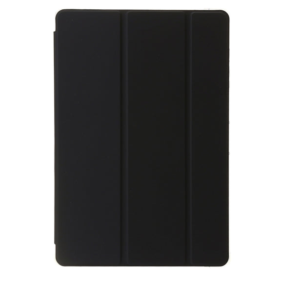 For Huawei MatePad Pro 13.2 2023 Clear Acrylic 3-Fold Leather Tablet Case(Black)