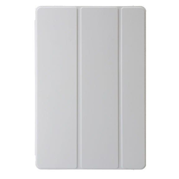 For Huawei MatePad Pro 13.2 2023 Clear Acrylic 3-Fold Leather Tablet Case(Grey)