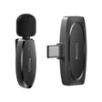 YESIDO KR11 Low-latency Wireless Lavalier Microphone with Type-C Receiver(Black) - Microphone by Yesido | Online Shopping South Africa | PMC TechLife | Buy Now Pay Later Mobicred
