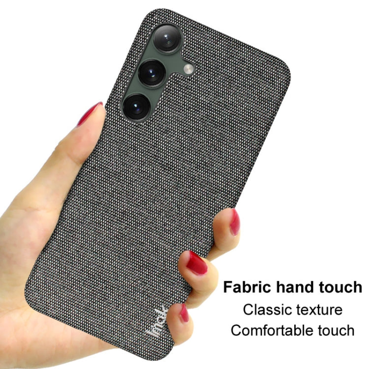 For Samsung Galaxy S24 5G imak Ruiyi Series Cloth Texture PU + PC Phone Case(Black)