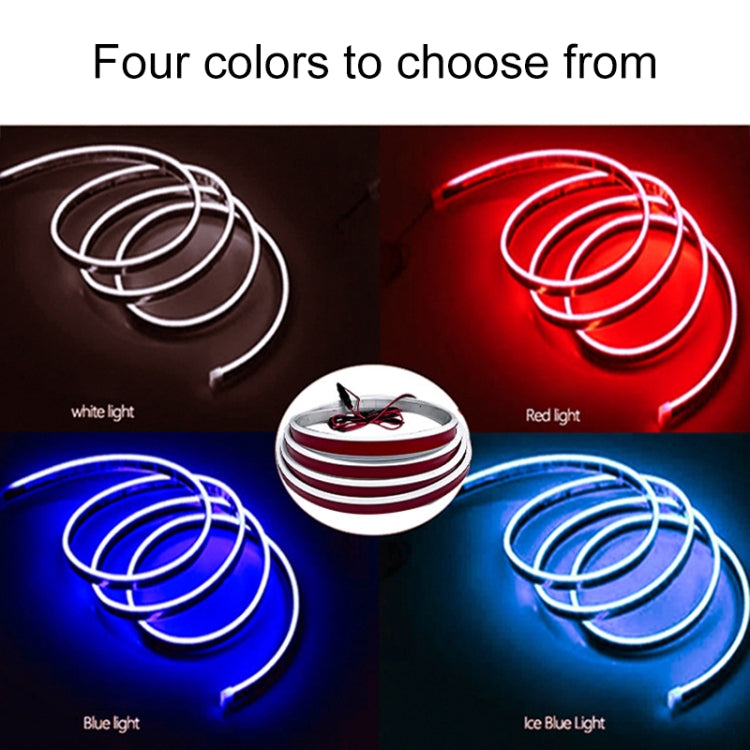 Car Startup Scan Through Hood LED Daytime Running Atmosphere Light, Length:1.8m(White Light)