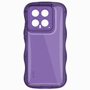 For Xiaomi 14 5G IMAK Wave Bubble Soft Shockproof Phone Case(Purple)