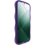 For Xiaomi 14 Pro 5G IMAK Wave Bubble Soft Shockproof Phone Case(Purple)