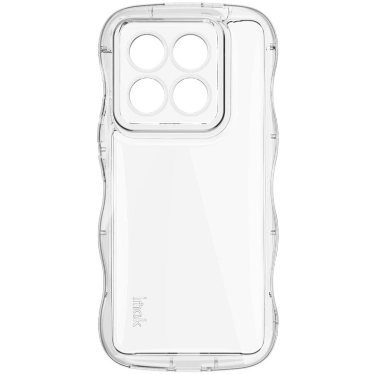 For Xiaomi 14 Pro 5G IMAK Wave Bubble Soft Shockproof Phone Case(Transparent)
