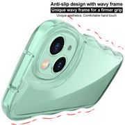 For Xiaomi 14 Pro 5G IMAK Wave Bubble Soft Shockproof Phone Case(Transparent Black)