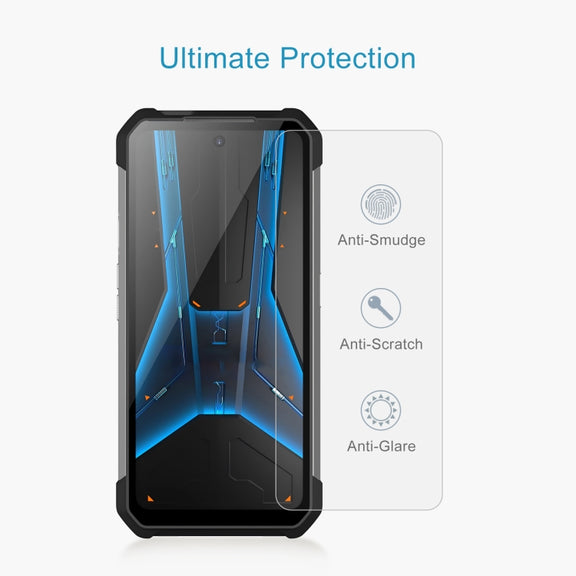 For Unihertz 8849 Tank 3S 10pcs 0.26mm 9H 2.5D Tempered Glass Film