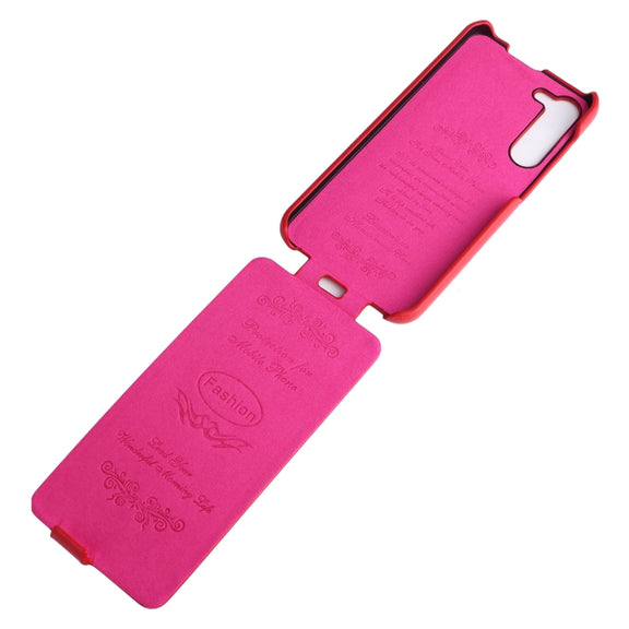 For Samsung Galaxy S24+ 5G Fierre Shann 64 Texture Vertical Flip PU Leather Phone Case(Red)