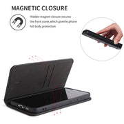 For Samsung Galaxy S24+ 5G Fierre Shann Crocodile Texture Magnetic Genuine Leather Phone Case(Black)