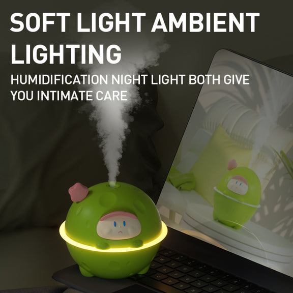 MJ081 USB Mini Desktop Humidifier, Specifications: 160ml(Green)
