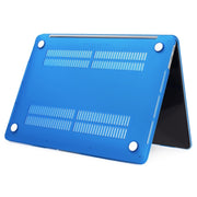 For MacBook Pro 16 inch M3 Max Laptop Matte Style Protective Case(Dark Blue)