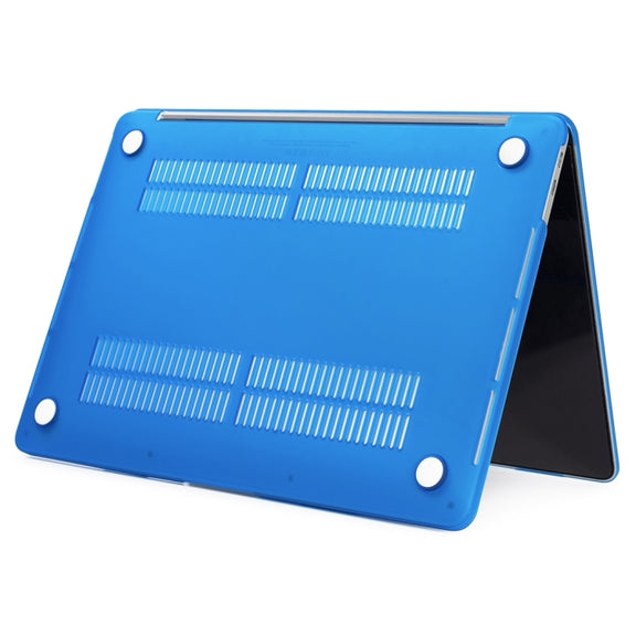 For MacBook Pro 16 inch M3 Max Laptop Matte Style Protective Case(Dark Blue)