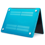 For MacBook Pro 16 inch M3 Max Laptop Matte Style Protective Case(Water Blue)