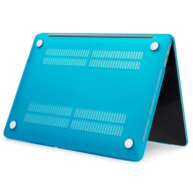 For MacBook Pro 16 inch M3 Max Laptop Matte Style Protective Case(Water Blue)