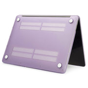 For MacBook Pro 16 inch M3 Max Laptop Matte Style Protective Case(Purple)