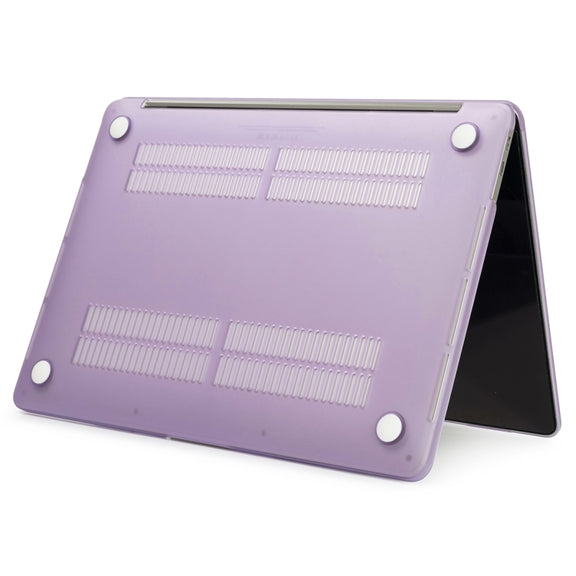 For MacBook Pro 16 inch M3 Max Laptop Matte Style Protective Case(Purple)