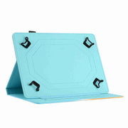 For 10 inch Universal Marble Pattern Stitching Leather Tablet Case(Black Gold)