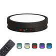 22cm Colorful LED Light Electric Rotating Display Stand Turntable, Style:Battery Charging(Black) -  by PMC TechLife | Online Shopping South Africa | PMC TechLife | Buy Now Pay Later Mobicred