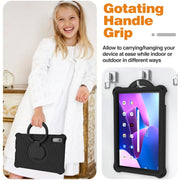 For Lenovo Tab P11 Gen2/P11 Pro/Pad Pro Spider King Silicone Protective Tablet Case(Black)