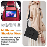 For Lenovo Tab P11 Gen2/P11 Pro/Pad Pro Spider King Silicone Protective Tablet Case(Black)