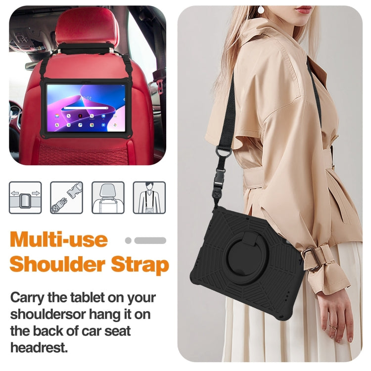 For Lenovo Tab P11 Gen2/P11 Pro/Pad Pro Spider King Silicone Protective Tablet Case(Black)