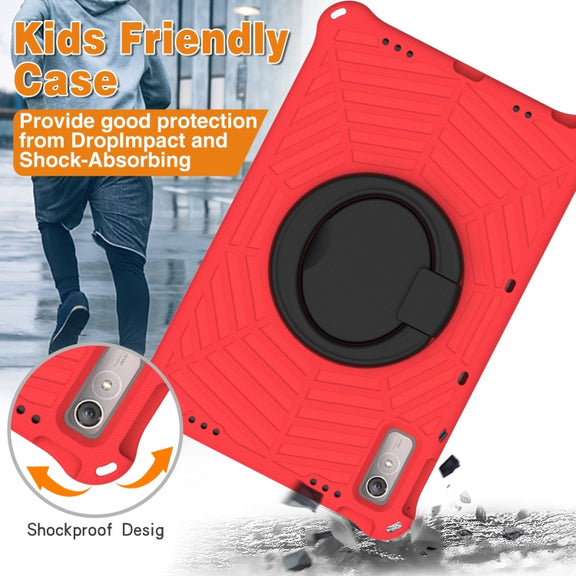 For Lenovo Tab P11 Gen2/P11 Pro/Pad Pro Spider King Silicone Protective Tablet Case(Red)