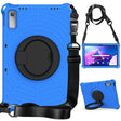 For Lenovo Tab P11 Gen2/P11 Pro/Pad Pro Spider King Silicone Protective Tablet Case(Blue) - Lenovo by PMC TechLife | Online Shopping South Africa | PMC TechLife | Buy Now Pay Later Mobicred