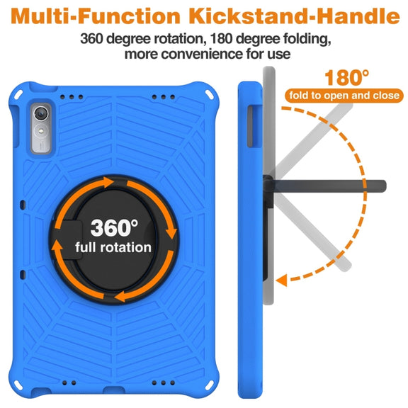 For Lenovo Tab P11 Gen2/P11 Pro/Pad Pro Spider King Silicone Protective Tablet Case(Blue)