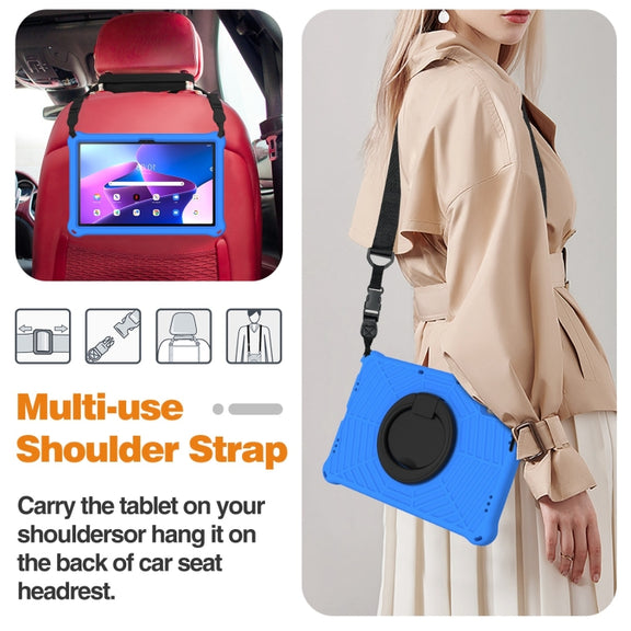 For Lenovo Tab P11 Gen2/P11 Pro/Pad Pro Spider King Silicone Protective Tablet Case(Blue)