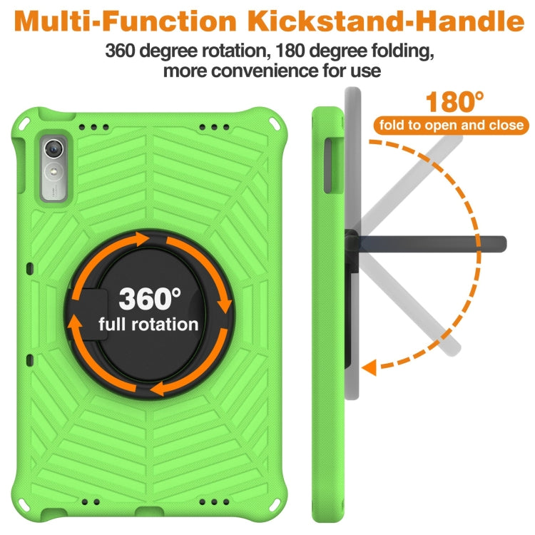 For Lenovo Tab P11 Gen2/P11 Pro/Pad Pro Spider King Silicone Protective Tablet Case(Green)
