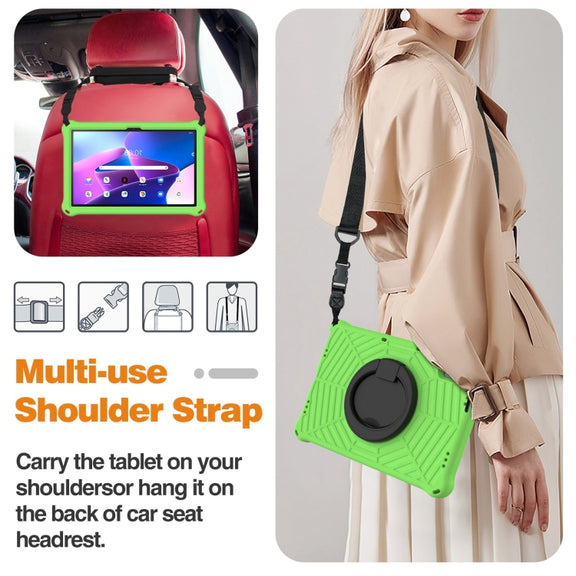 For Lenovo Tab P11 Gen2/P11 Pro/Pad Pro Spider King Silicone Protective Tablet Case(Green)