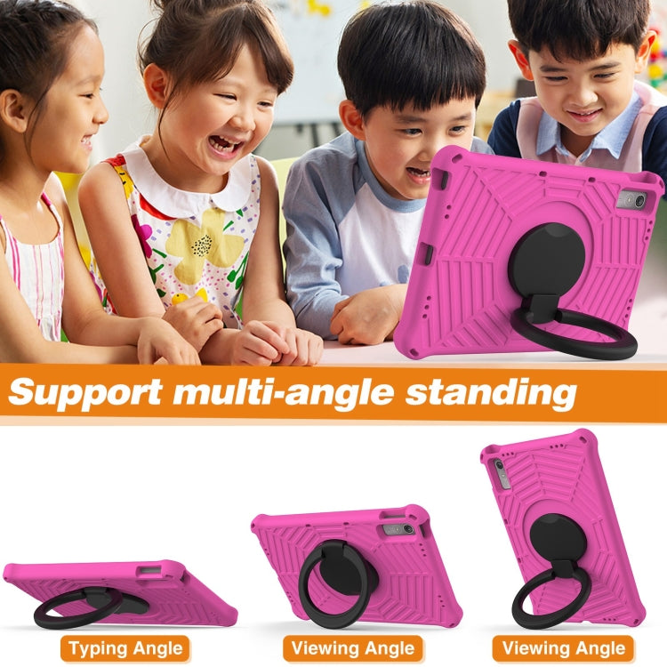 For Lenovo Tab P11 Gen2/P11 Pro/Pad Pro Spider King Silicone Protective Tablet Case(Rose Red)