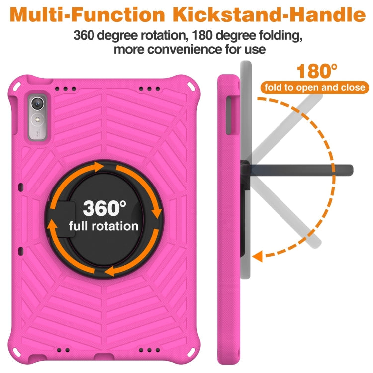 For Lenovo Tab P11 Gen2/P11 Pro/Pad Pro Spider King Silicone Protective Tablet Case(Rose Red)