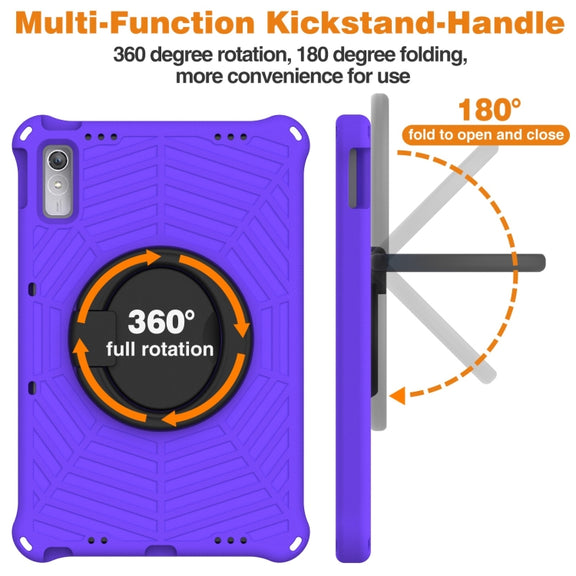For Lenovo Tab P11 Gen2/P11 Pro/Pad Pro Spider King Silicone Protective Tablet Case(Purple)