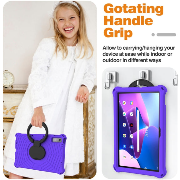 For Lenovo Tab P11 Gen2/P11 Pro/Pad Pro Spider King Silicone Protective Tablet Case(Purple)