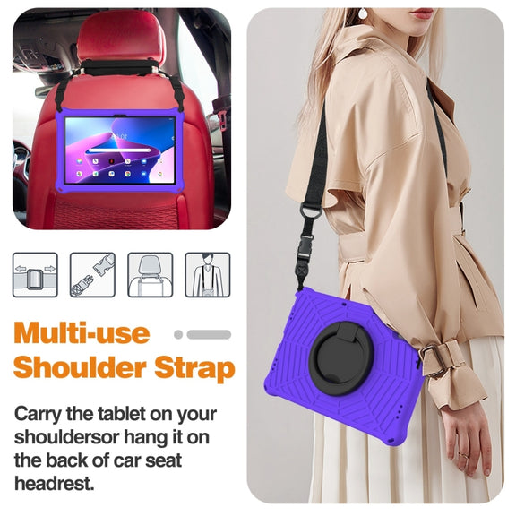For Lenovo Tab P11 Gen2/P11 Pro/Pad Pro Spider King Silicone Protective Tablet Case(Purple)