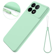 For Xiaomi Redmi K70/K70 Pro Solid Color Liquid Silicone Dropproof Full Coverage Phone Case(Green)