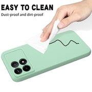 For Xiaomi Redmi K70/K70 Pro Solid Color Liquid Silicone Dropproof Full Coverage Phone Case(Green)
