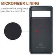 For Google Pixel 8 Pro DG.MING M5 Series Zip RFID Multi Card Detachable Leather Phone Case(Coffee)