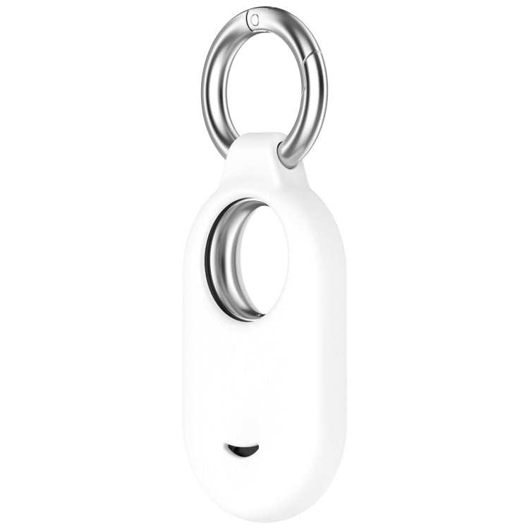 For Samsung Galaxy SmartTag 2 Location Tracker Portable Silicone Protective Case(White)