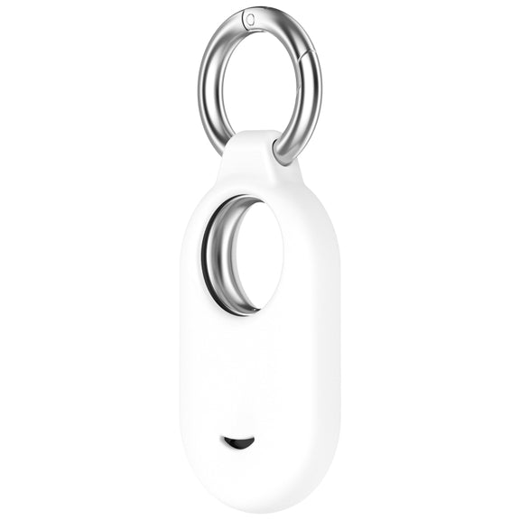 For Samsung Galaxy SmartTag 2 Location Tracker Portable Silicone Protective Case(White)