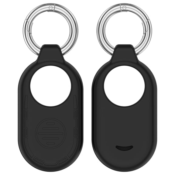 For Samsung Galaxy SmartTag 2 Location Tracker Portable Silicone Protective Case(Black)