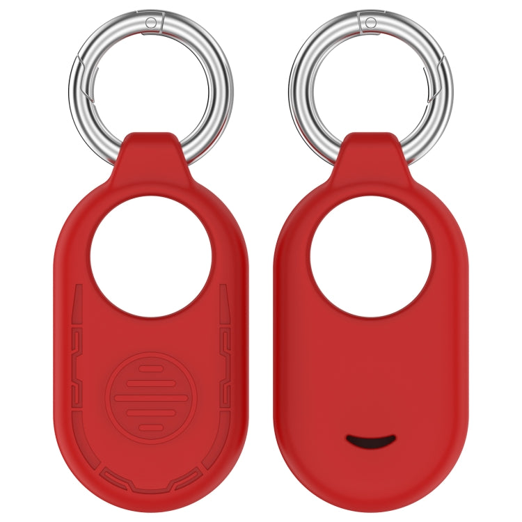 For Samsung Galaxy SmartTag 2 Location Tracker Portable Silicone Protective Case(Red)