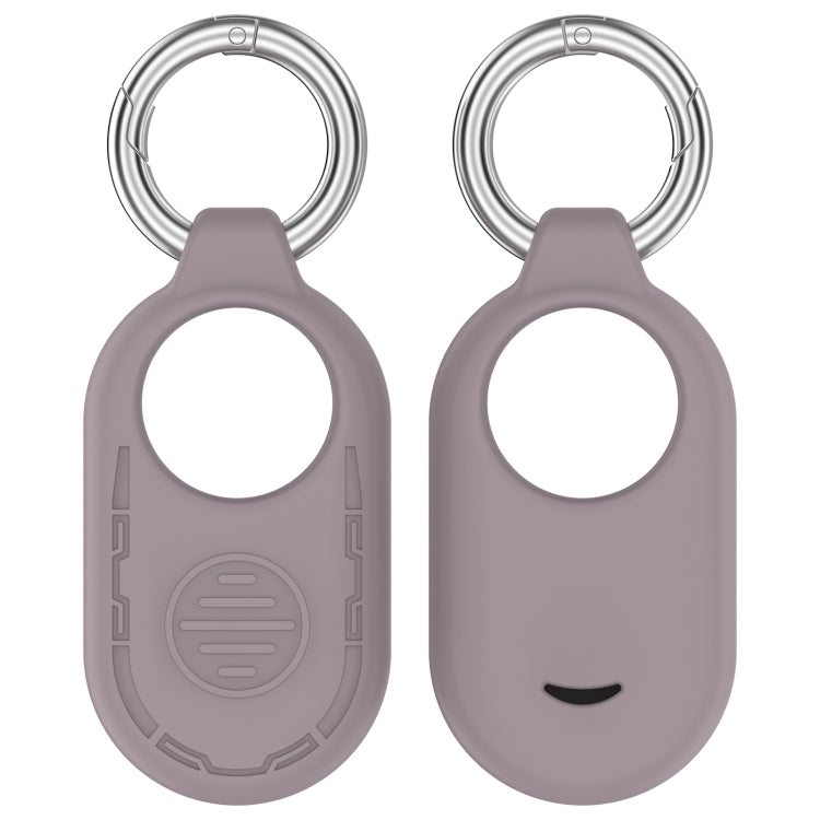 For Samsung Galaxy SmartTag 2 Location Tracker Portable Silicone Protective Case(Purple)