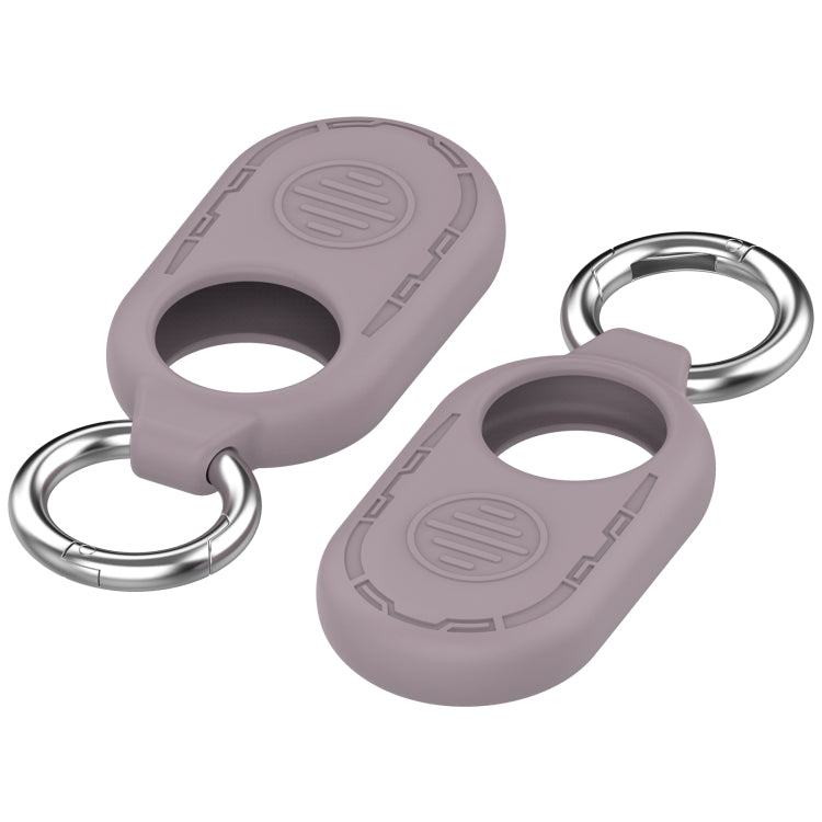 For Samsung Galaxy SmartTag 2 Location Tracker Portable Silicone Protective Case(Purple)