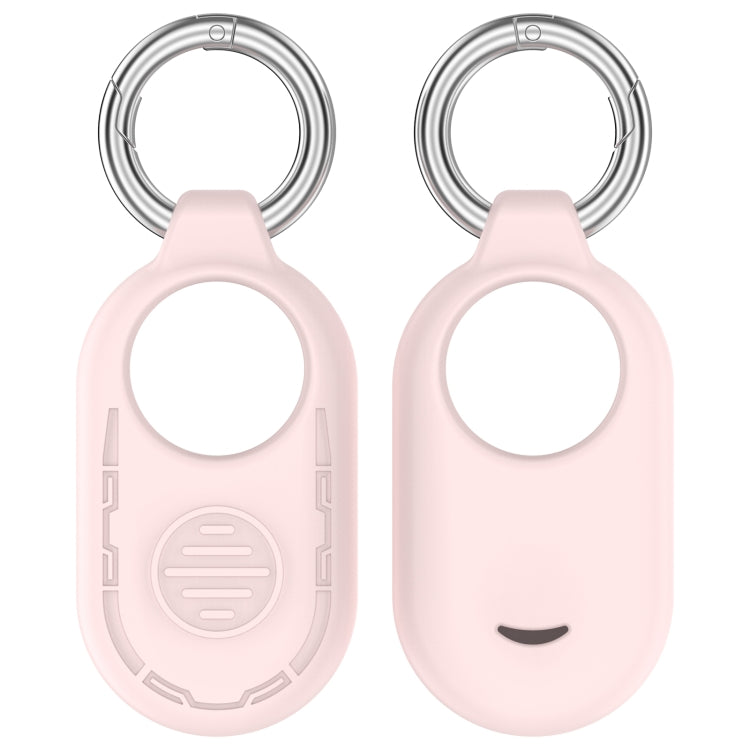 For Samsung Galaxy SmartTag 2 Location Tracker Portable Silicone Protective Case(Light Pink)